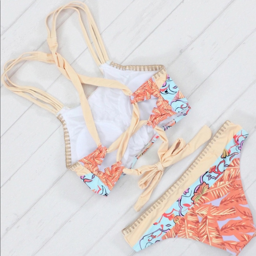 🏝Halter bikini banana leaf🏝 banana leaf - Picture 5 of 7